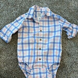 Toddler dress shirt onesie